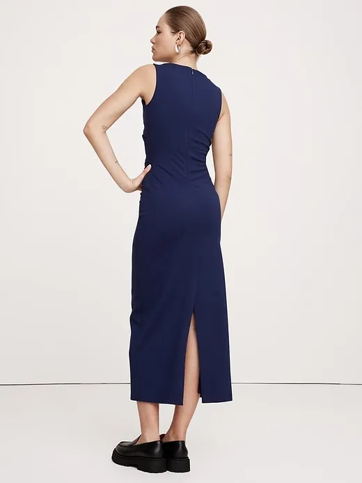 Lightweight Ponte Midi Dress sold by Banana Republic product image thumbnail 2