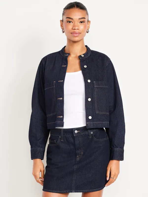Cropped Jean Jacket sold by GAP