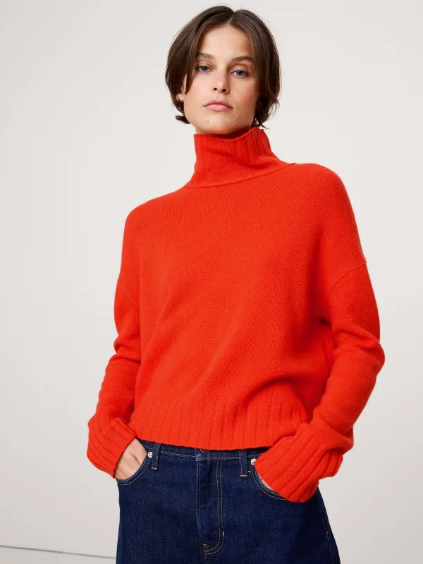Relaxed Cashmere Turtleneck Sweater sold by GAP