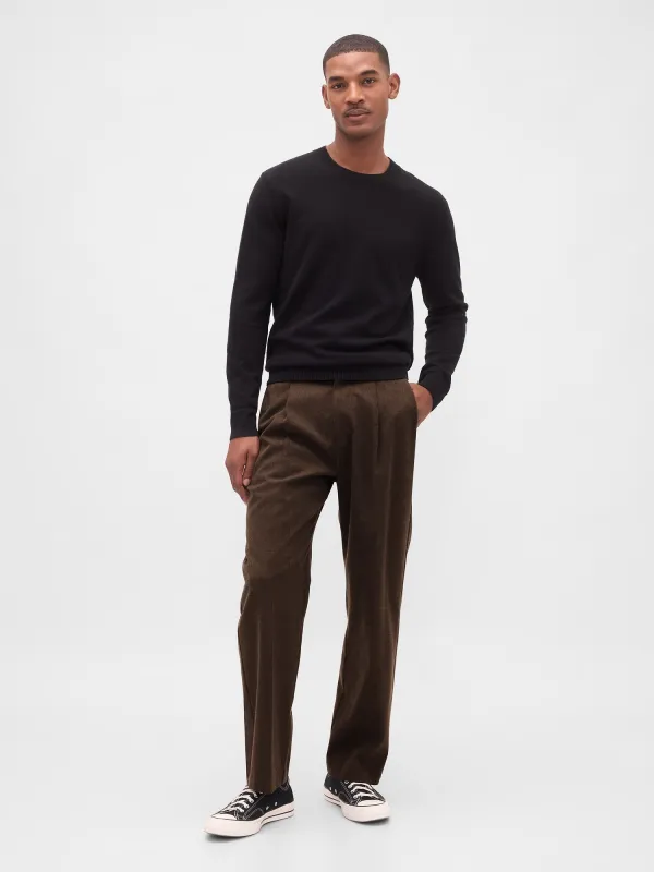 365 Wool-Blend Relaxed Trousers sold by GAP