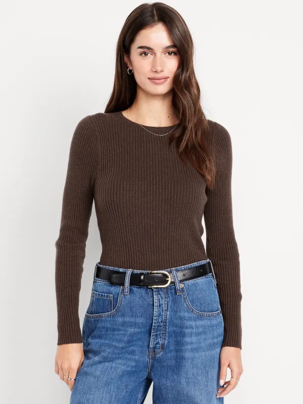 SoSoft Lite Rib Crew-Neck Sweater sold by GAP