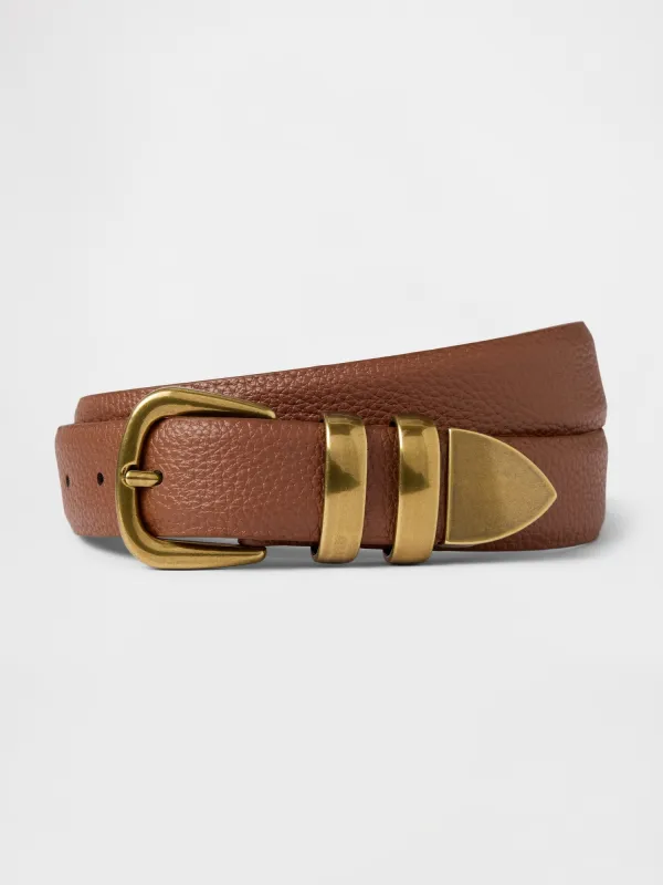 Vegan Leather Pebble Belt sold by GAP