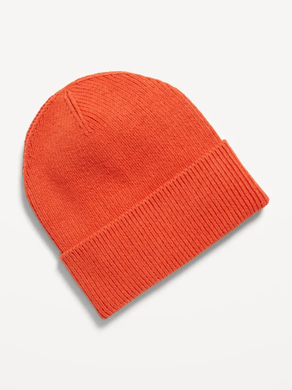 Wide-Cuff Ribbed Beanie for Men sold by GAP