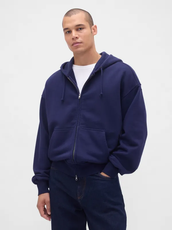 Extra Heavyweight French Terry Zip Hoodie sold by GAP