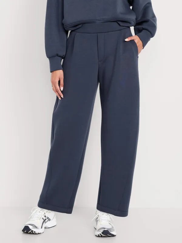 High-Waisted Bounce Fleece Barrel Sweatpants made by GAP