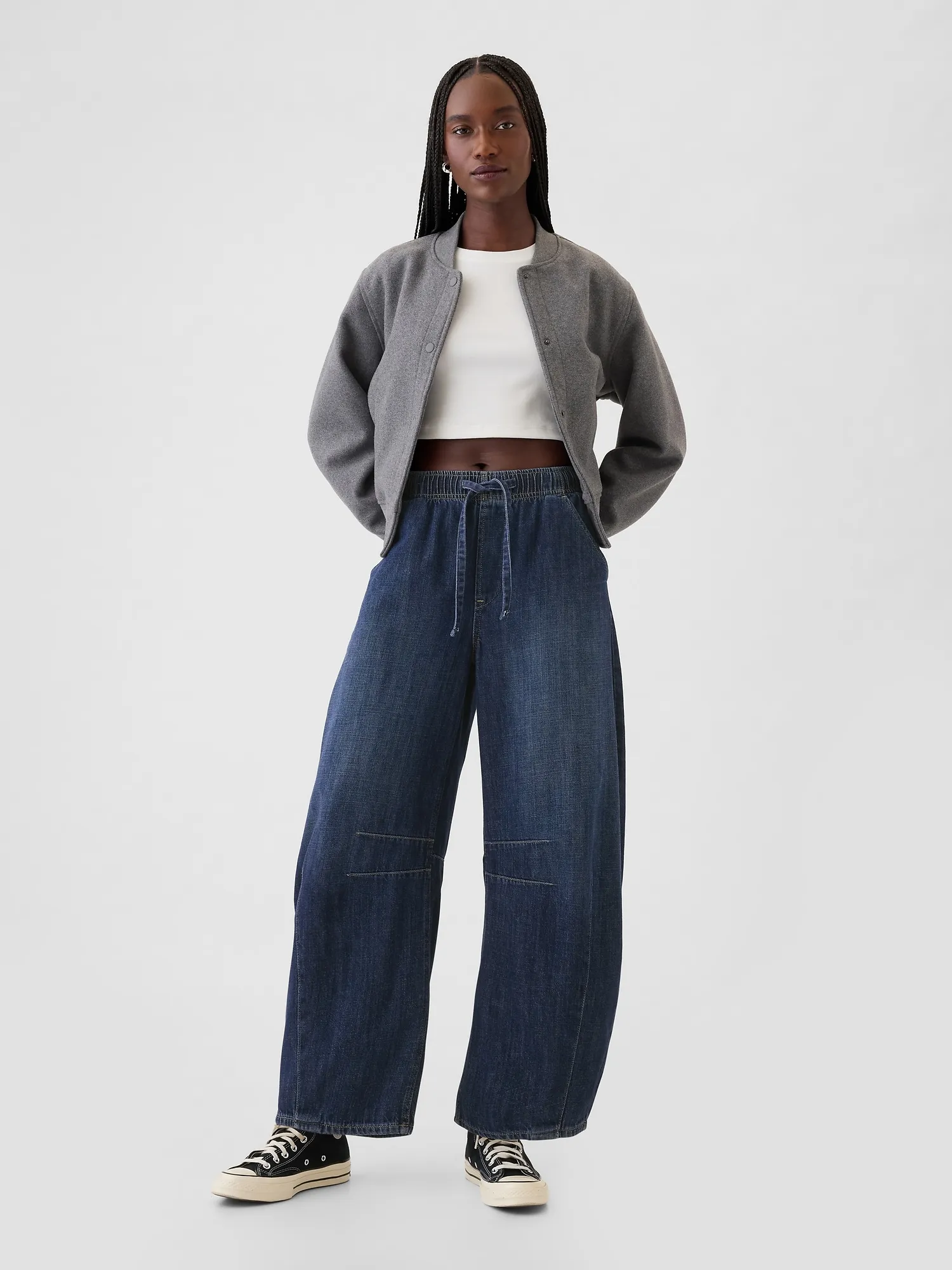 Mid Rise Easy Horseshoe Jeans sold by GAP