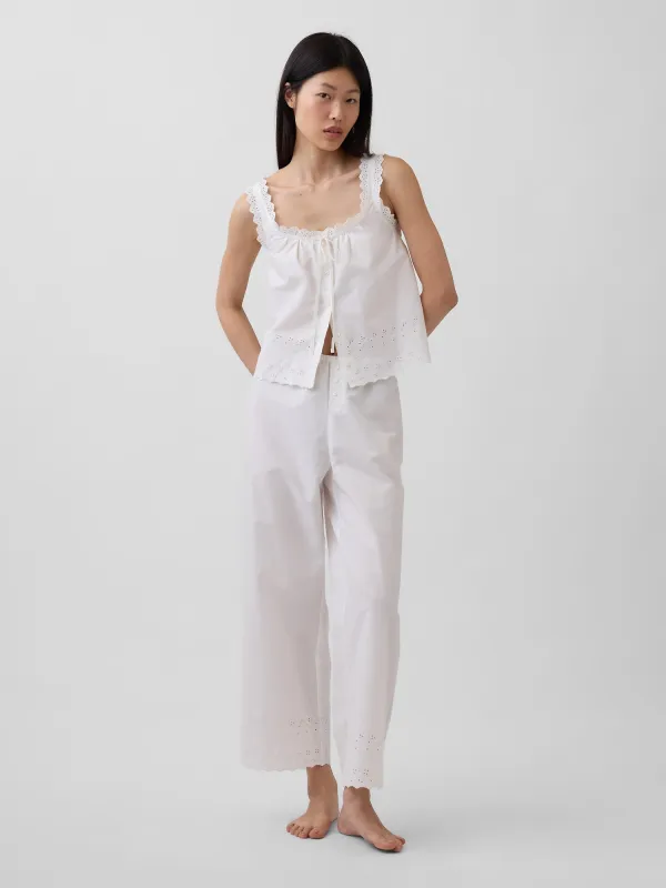 Embroidered PJ Pants made by GAP