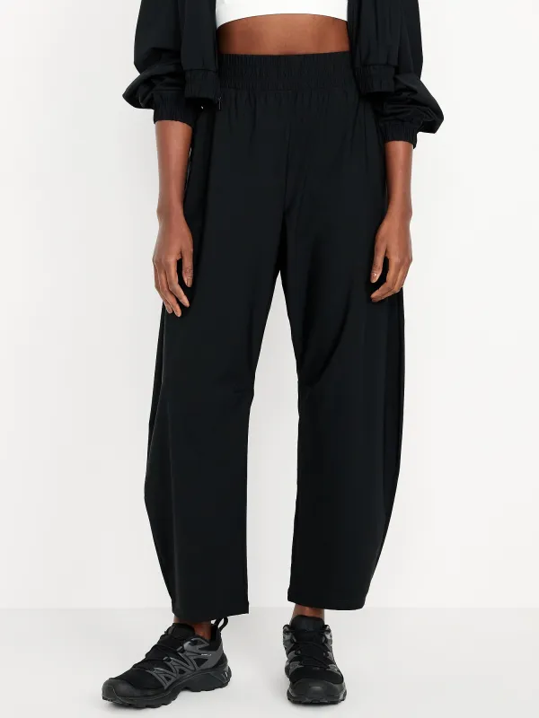 High-Waisted SleekTech Barrel Ankle Pants made by GAP