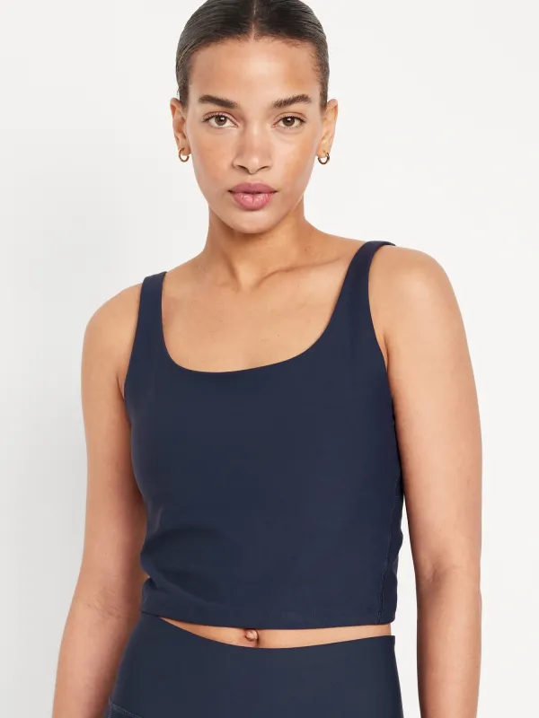 Light Support PowerSoft Longline Sports Bra made by GAP