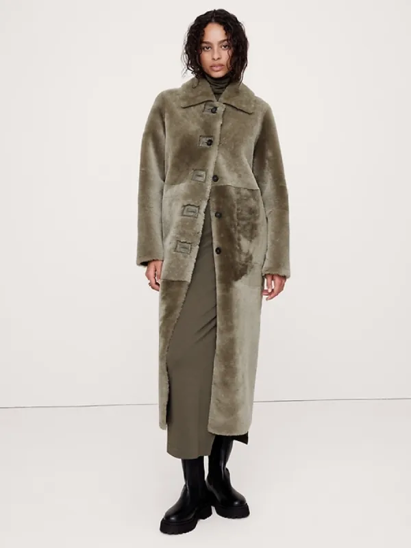 Shearling Car Coat sold by Banana Republic