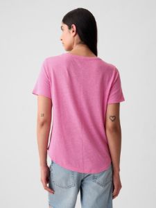 Linen-Blend T-Shirt sold by GAP