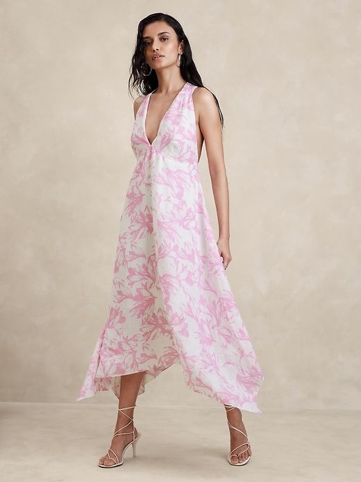 European Linen Maxi Dress sold by Banana Republic