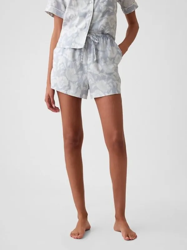 Linen-Blend PJ Shorts sold by GAP