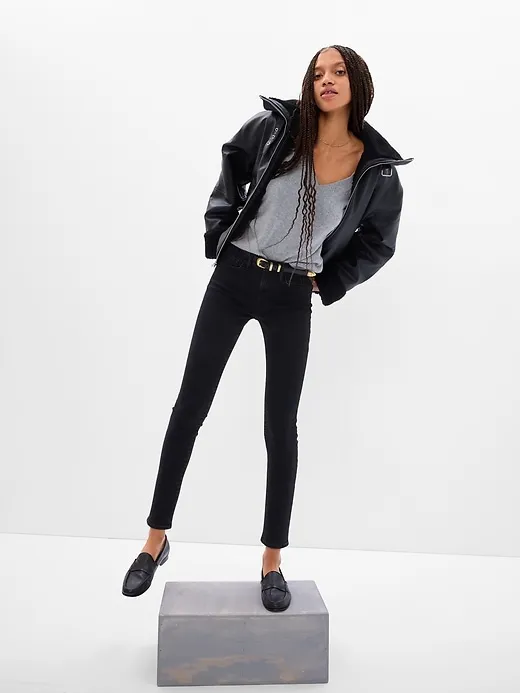 Mid Rise True Skinny Jeans sold by GAP