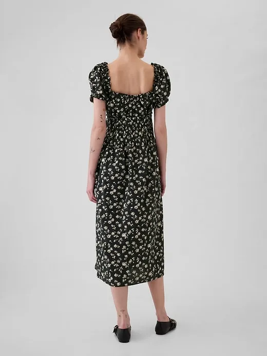 Smocked Midi Dress sold by GAP product image thumbnail 2