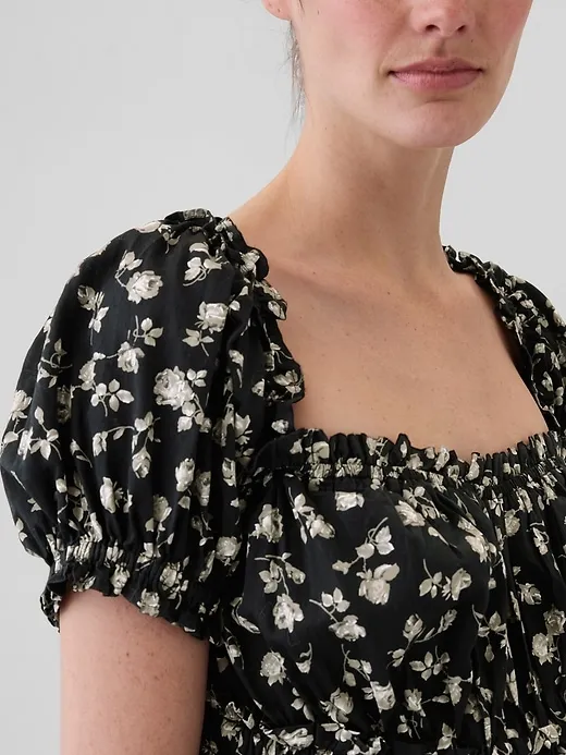 Smocked Midi Dress sold by GAP product image thumbnail 4