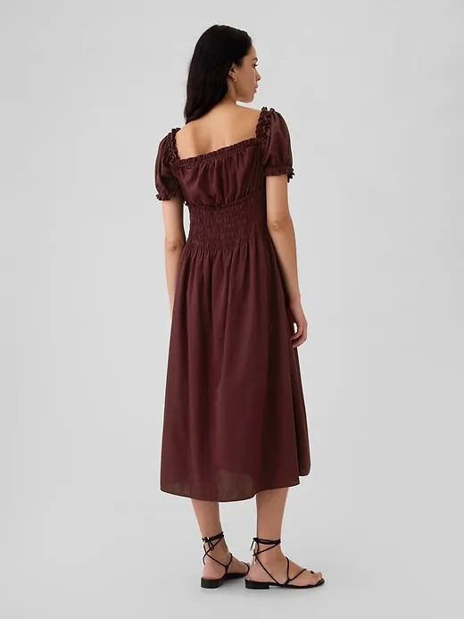 Smocked Midi Dress sold by GAP product image thumbnail 2