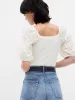 Modern Eyelet Puff Sleeve Sweetheart T-Shirt sold by GAP