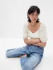 Modern Eyelet Puff Sleeve Sweetheart T-Shirt sold by GAP
