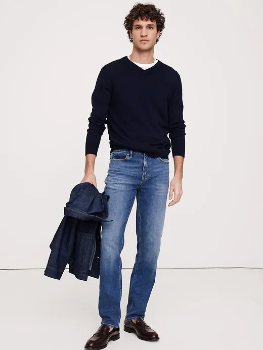 Slim Luxe Traveler Jean sold by Banana Republic