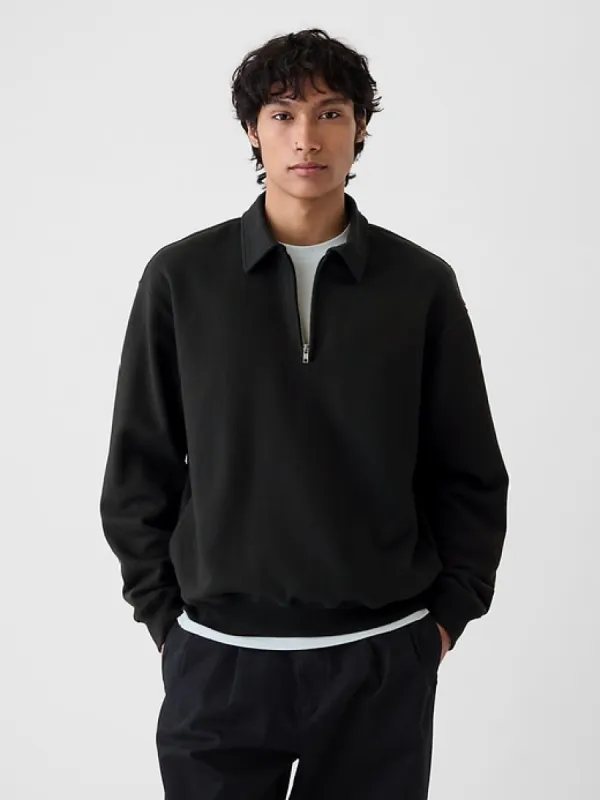 Heavyweight Half-Zip Pullover sold by GAP