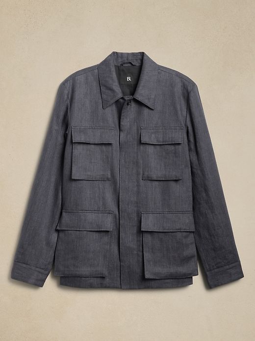 Asilomar Linen Jacket sold by Banana Republic product image thumbnail 4