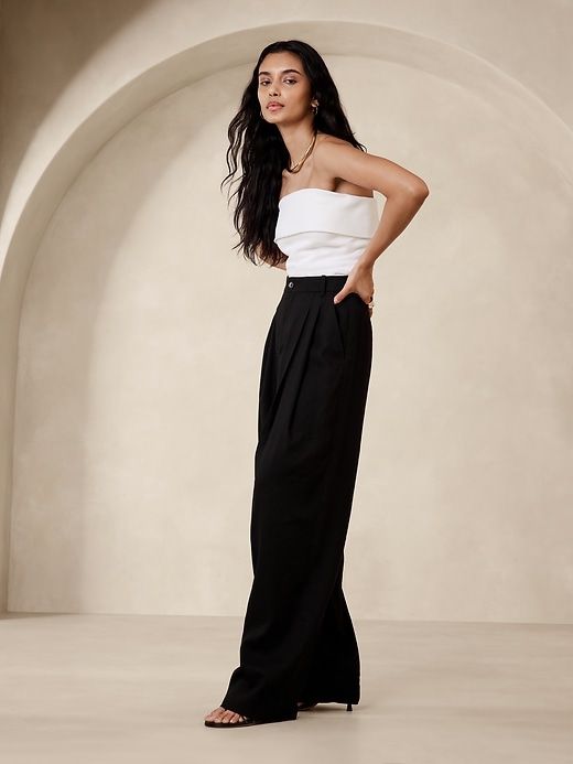 Strapless Linen Top sold by Banana Republic product image thumbnail 3