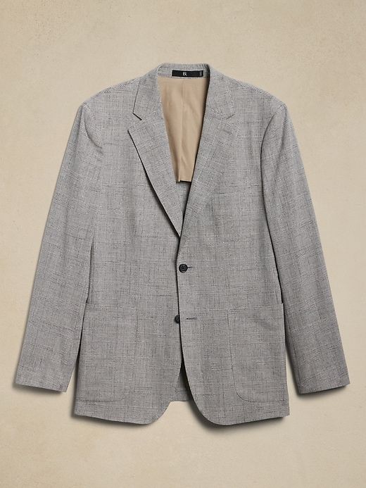 Italian Stretch-Cotton Suit Jacket sold by Banana Republic product image thumbnail 4