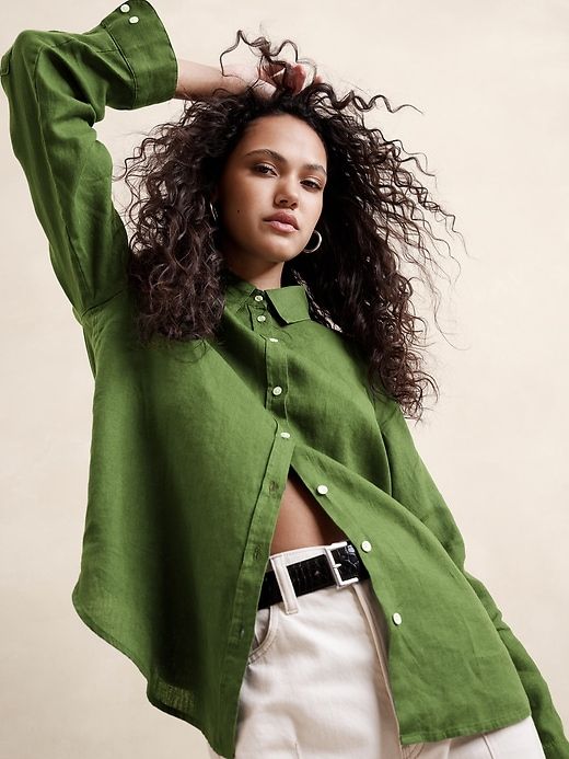 The Perfect Linen Shirt sold by Banana Republic
