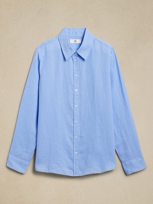 The Perfect Linen Shirt sold by Banana Republic product image thumbnail 4