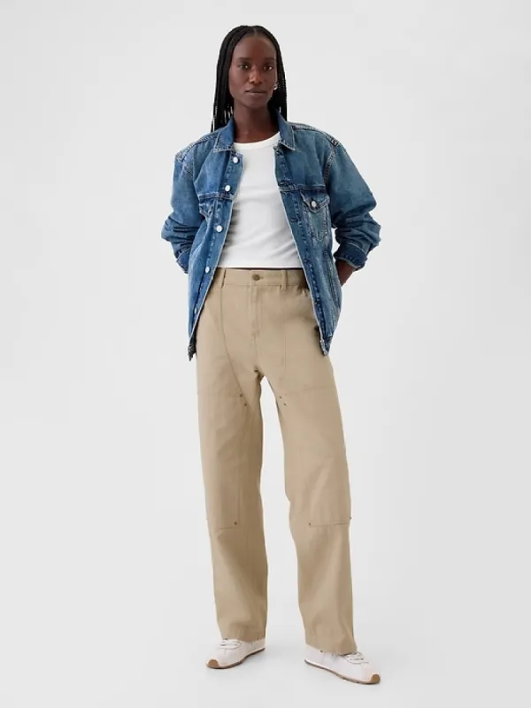 High Rise Double-Knee Carpenter Pants sold by GAP