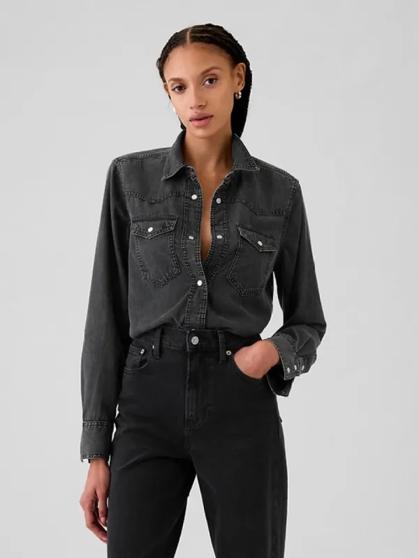 Denim Western Shirt sold by GAP