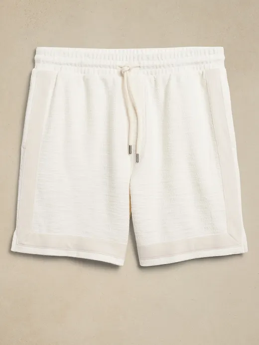 Slub Bouclé Pull-On Short sold by Banana Republic product image thumbnail 4
