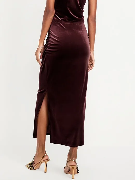 Velvet Maxi Skirt sold by GAP product image thumbnail 2