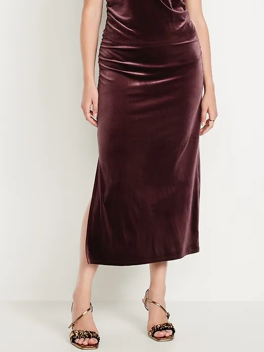 Velvet Maxi Skirt sold by GAP product image thumbnail 5