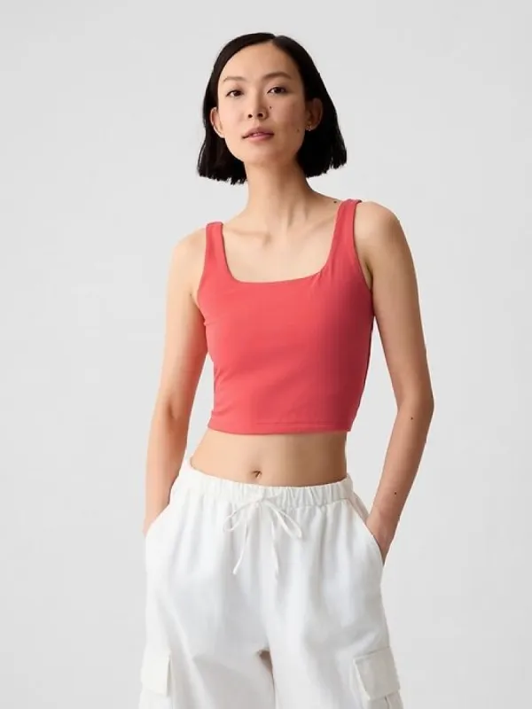 Compact Jersey Cropped Tank Top sold by GAP