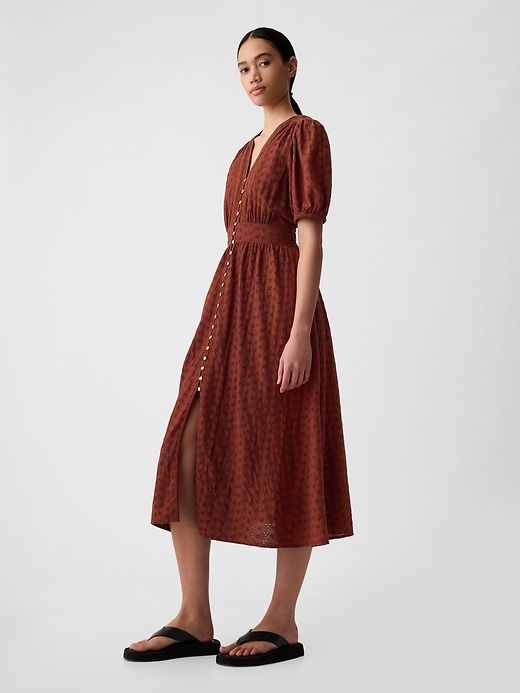 Eyelet Maxi Dress sold by GAP product image thumbnail 3