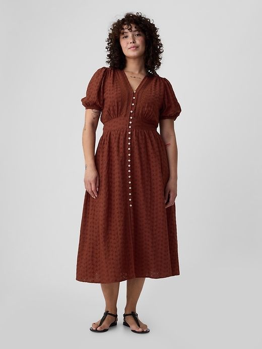 Eyelet Maxi Dress sold by GAP product image thumbnail 5