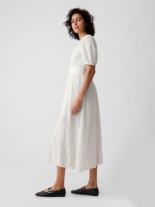 Eyelet Maxi Dress sold by GAP product image thumbnail 3