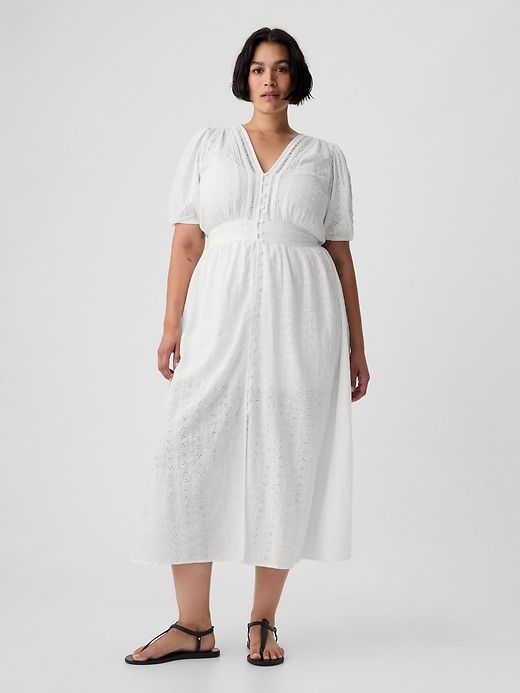 Eyelet Maxi Dress sold by GAP product image thumbnail 4