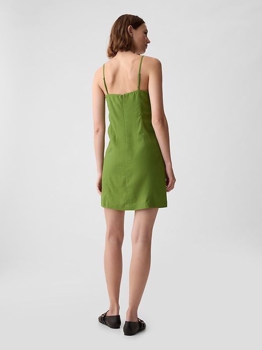 Linen-Blend Mini Dress sold by GAP product image thumbnail 2
