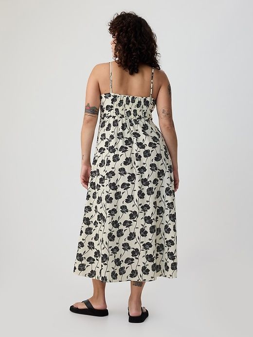 Linen-Blend Midi Dress sold by GAP product image thumbnail 5