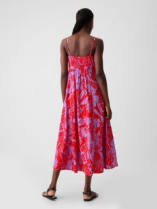 Linen-Blend Midi Dress sold by GAP