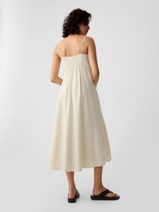 Linen-Blend Midi Dress sold by GAP