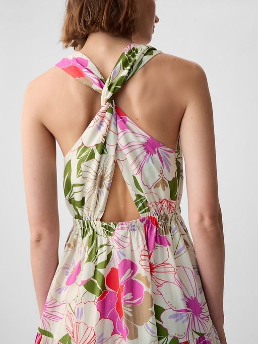 Twist-Back Mini Dress sold by GAP product image thumbnail 4