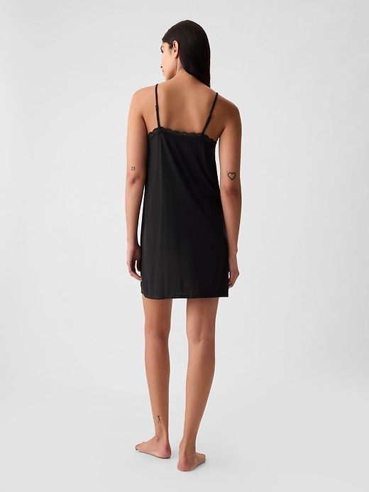 Lace-Trim Nightgown sold by GAP product image thumbnail 4