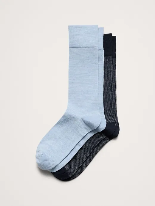 Breathe Merino Sock 2-Pack sold by Banana Republic