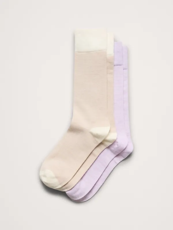 Breathe Merino Sock 2-Pack sold by Banana Republic