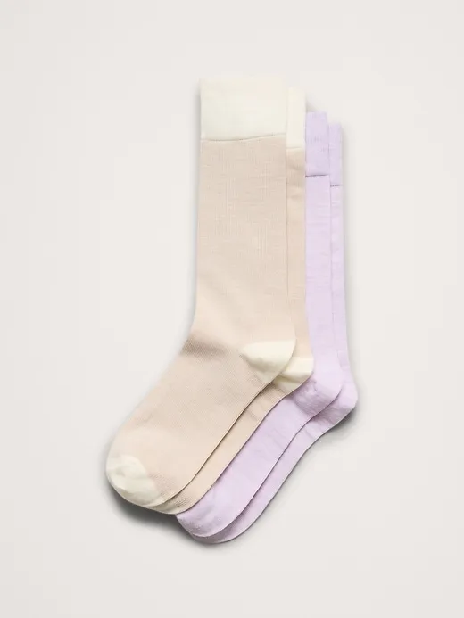 Breathe Merino Sock 2-Pack sold by Banana Republic