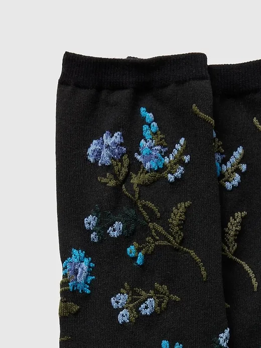 Floral Crew Socks sold by GAP product image thumbnail 2